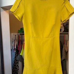 Banana Republic Vibrant Yellow Mini Dress